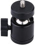 AKOAK 1/4" Swivel Mini Ball Head Screw Tripod Mount for DSLR Camera Camcorder Light Bracket, Pack of 1...