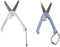 2pieces Portable small scissors Kids stationery mini travel scissors Office Cutting foldable scissors small...