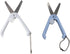 2pieces Portable small scissors Kids stationery mini travel scissors Office Cutting foldable scissors small...
