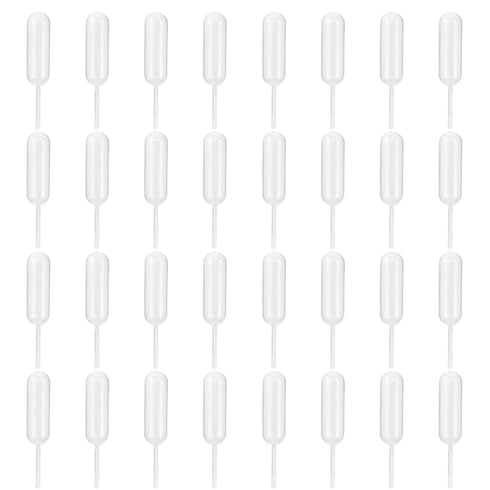 4ml Dessert Pipettes 80PCS Plastic Squeeze Transfer Pipettes Dropper Liquid Injector for Cupcake Strawberries...