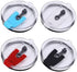 30oz Tumbler Lids Cover Replacement 4 Pack Spill proof Splash Resistant Travel Mug Lid Fits for 30oz YETI Rambler...