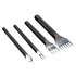 pingle New Mirror Finish Model with 3mm 1246 Prong Leather Craft Tool Hole Punch with Nail Punch...