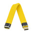 cablecc Yellow USB4 Extension Cable Slim Flat Male to Female 40Gbps with 100W Charging and 8K@60Hz USB4.0...