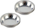 12pcs Makeup Palette Stainless Steel Small Round Paint Tray Artist Watercolours Paint Mixing Palette Tray...