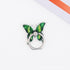 4Pcs Phone Ring Holder Stand, Cute Butterfly Animal Funny 360 Rotation Finger Ring Grip Kickstand Mount for Cellphones and Tablets (Butterfly Ring...
