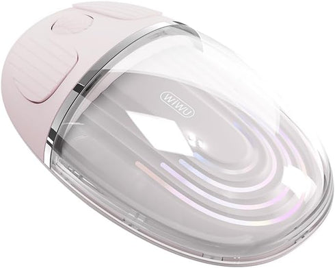 WIWU Magic Wireless Dual Mode Mouse - Bluetooth 5.0 + 2.4GHz, Rechargeable, Silent Click, Ergonomic Design for Smooth Navigation on Computers and ...