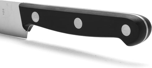 Arcos Chef Knife 5 Inch Stainless Steel. Cooking Knife to Cut and Peel Small Food. Ergonomic Polyoxymethylene Handle and 120mm Blade. Series Unive...