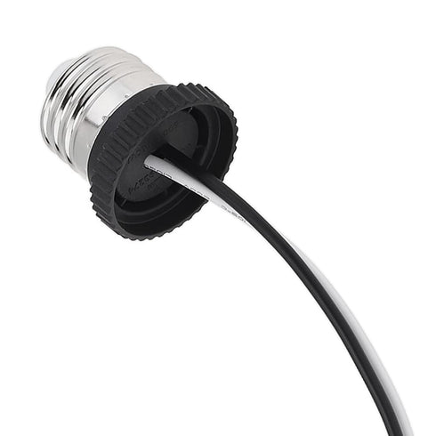RTNLIT E26 Socket Adapter, Medium Base Male Screw in Light Bulb Socket Pigtail for Led Ceiling Lights Downlight(Pack of 6)...