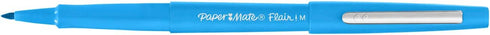 Paper Mate Flair Felt Tip Pens | Medium Point (0.7mm) | Sky Blue | 12 Count...