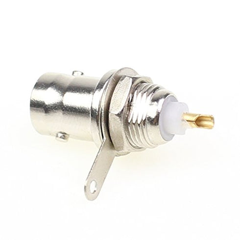 BNC Female Nut Bulkhead Panel Connector 20-Pack Solder Jack Adapters for Monitor Equipment RG58 RG59 RG6 RF Coaxial Cable Welding Machine...