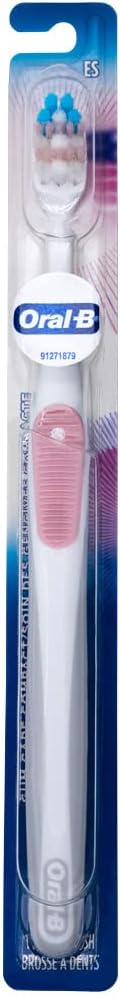 Oral-B Gum Care Extra Soft Toothbrush for Sensitive Teeth and Gums, Compact Small Head,(Colors Vary) - Pack of 4...
