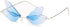 ENTHYI Dragonfly Wing Shape Sunglasses for Women/Men Frameless Irregular Glasses Shades Party Sun Glasses...