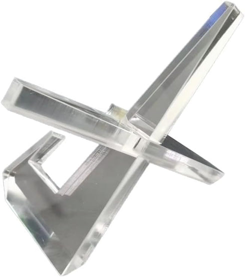 Modern Cross Back Solid Acrylic Book / Plate Easel Display Stand (Item #062772)...