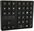 POCREATION 35 Keys Mini Drawing Keyboard, One Handed Shortcut Keyboard for Procreate, Ergonomic Design, Compatible with iOS, OS X...