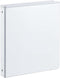 3 Ring Binder, 1 Inch Durable Round Ring Holds 200 Sheets Letter Size Paper, BPA-Free Presentation View Binder, Ideal for Office, Home, School (Wh...