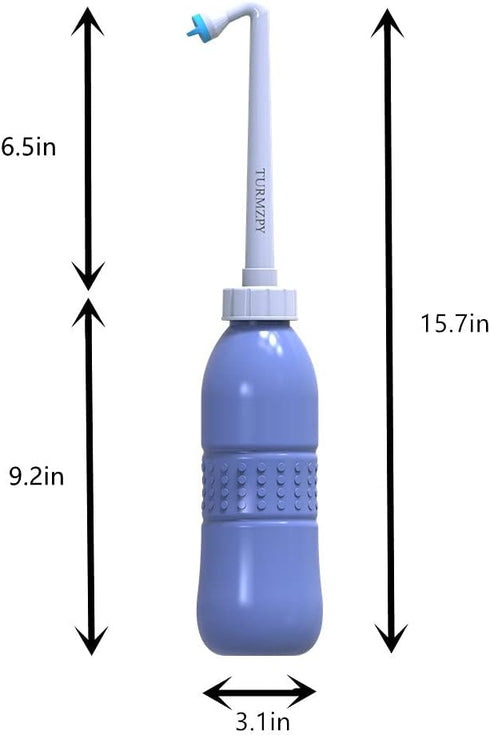 Portable Bidet 600ml Travel Bidet Plastic EVA Bottle Personal Hygiene Bidets Cleaning Device...