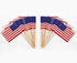 CYPS 100 Pcs USA American Flag US Toothpick Flags, Small Mini Stick Cupcake Toppers US Flags,4th of July,Veterans Day,Country Picks Party Decorati...
