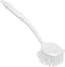 Lola Products Dish Brush w/Scraper, Durable Fiber Non-Scratch Bristles, Ergonomic Non-Slip Grip Handle, for Baked-on & Caked-on Messes, 1 Pack...