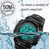 CakCity Mens Sports Watches Military Classic Stopwatch Large Dial Electronic LED Backlight Wristwatch 50M Waterproof Digital Watch for Mens with L...