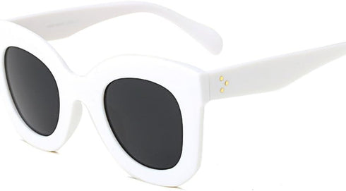 Freckles Mark Thick Fashion Butterfly Sunglasses for Women Trendy Round Cat Eye Sun Glasses...