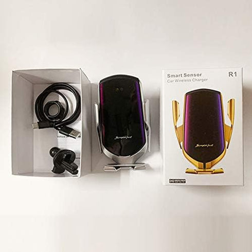 Car Wireless Charger (Gold): Wireless Car Charger Phone Mount - Power Up and Stay Connected on The Go!......