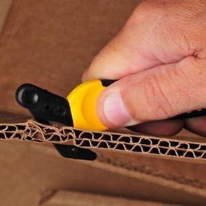 Klever XCHANGE, Box Cutter, Safety Cutter, Utility Knife, SAFETY Knife, Replaceable Head Perfect For Cutting Double Wall Cardboard or Other Thick ...