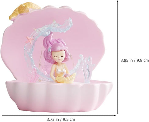 PRETYZOOM Table Lamps Desk Lamps Night Light Mermaid Teen Room Decor Aesthetic Lamps for Bedroom Home Light Decor Small Lamps for Small Spaces Nig...