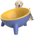 Tilted Cat Bowl 15° Slanted Dog Bowl Non-Slip Raised Pet Food Bowl with Triangular Stand for Small Pets Non-Spill Cat Supplier Feeder Bowl 9.2 Oun...