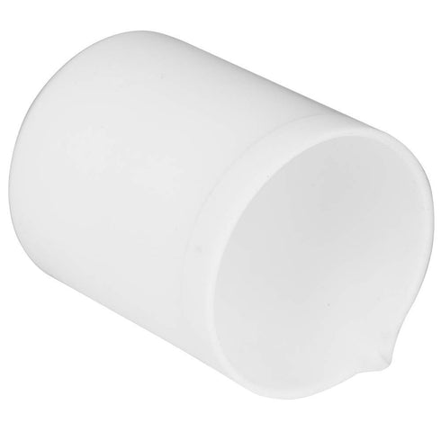Beaker, PTFE Teflon Beaker Acid and Alkali Resistant PTFE Beakers High Lubrication White Measuring Cup for Lab(250ml)...