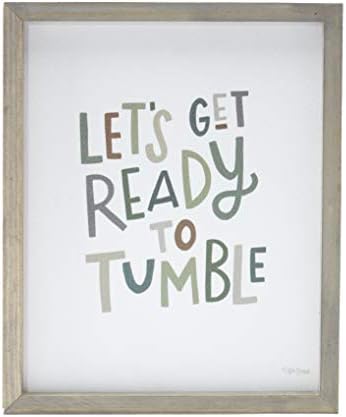 The Lakeside Collection Lets Get Ready to Tumble - Decorative Novelty Laundry Room Sign...