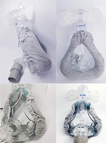 10 Pack Cpap Mask Liners to Reduce air leaks Ultra Soft Cotton Covers are Washable and Easy to Clean with Laundry Bag (10 Count (Pack of 1))...