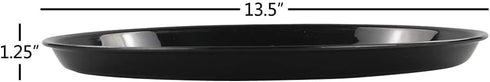 Cand Plastic Round Serving Trays, 3 Packs...