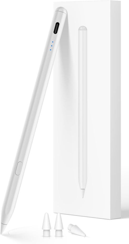Stylus Pen for iPad (2018-2023), USB-C 3X Fast Charging Pencil Compatible with Apple iPad 10th/9/8/7/6, iPad Air 5/4/3, iPad Pro 12.9?/11?, iPad M...