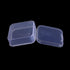5 Pcs Plastic Jewelry Storage Containers, Mini Clear Square Box Empty Case with Lid for Earplugs, Jewelry, Hardware or Other Small Crafts Boxes an...