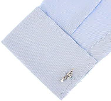 Trumpet Cufflinks for Jazz Musicians with Presentation Box...