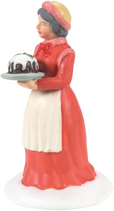 Department 56 Dickens Village Collection Accessories A Silver Coin in Every Bake Figurine- Hand Crafted Painted Porcelain Mini Figurines Christmas...