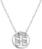 Jude Jewelers Stainless Steel Chinese Double Happiness Necklace Good Luck Character Xi Pendant Necklace...