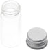 12Pcs Sealed Glass Bottles, 10ml Sample Vials, Small Empty Transparent DIY Crafts Vials with Aluminium Caps for Liquids, Powder, Seeds...