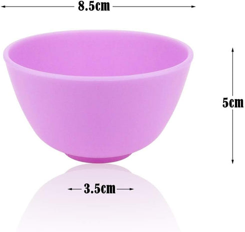 BILLIOTEAM 10 PCS Multi colorful Silicone Mixing Bowl,Reusable Prep and Serve Bowls Condiment Bowls Facial Mask Bowl for Skincare,DIY Craft,Resin,...