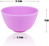 BILLIOTEAM 10 PCS Multi colorful Silicone Mixing Bowl,Reusable Prep and Serve Bowls Condiment Bowls Facial Mask Bowl for Skincare,DIY Craft,Resin,...