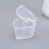 EXCEART 50 Pcs Transparent Heart Shaped Storage Containers Clear Heart Shape Plastic Storage Cases with Lids for Arts Crafts Storage Boxes Plastic...