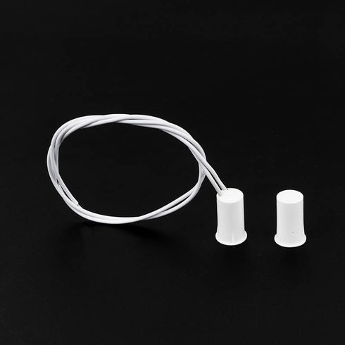 Magnetic Door Switch RC-33 NC Recessed Wired Security Window Door Contact Sensor Alarm White- (5 Sets)...