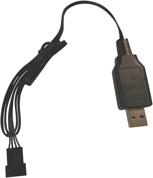 SM-4P Charger for RC Car 7.4V Li-ion Battery, USB Charging Cable 2-Pack...