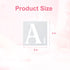 AIEX 27pcs Stencils, 6 Inch Reusable Plastic Stencils for Painting on Wood Letters and Numbers Stencils Alphabet Stencils for Wall Art Drawing Cra...