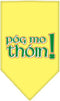 Pet and Dog Bandana Screen Printed, Pog Mo Thoin Yellow Large...