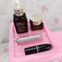 New Lovely Cosmetic Case Storage Cabinet Box Room Desktop Makeup Organizer With Two-tier Desk Receiving Drawers...