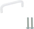 2Pcs 4.13" Arch Bow Cabinet Pull,Aluminum Closet Door Cabinet Hardware Handle Pull,Hole Dia.3.78"/96mm,White...