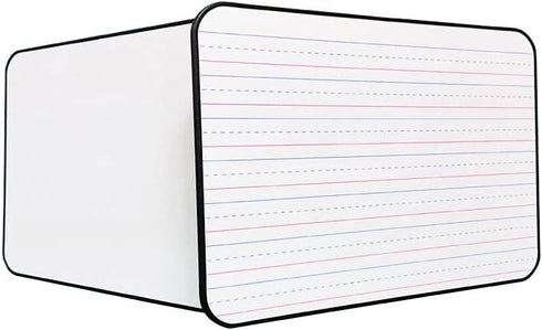 Dry Erase White Board Double-Sided Whiteboard with Lines and Blank Surface for Kids Answer Paddle 9" x 12" 1Pcs...