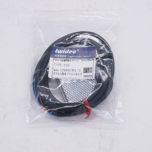 Twidec/ 0-2M Adjustable Indoor Wall Mounted Photoelectric Beam Sensor NPN (NO Or NC Switchable) photoelectric Sensor Switch Proximity Switch 2m li...