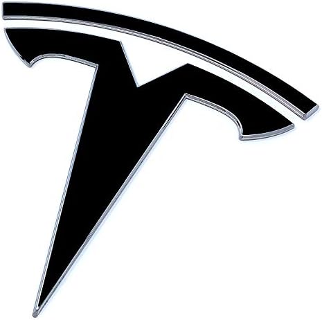 Logo Decal Overlay Stickers for Tesla Model 3 (2017 to 2023), Standard Wrap, 11-pc Set (Gloss Black)...